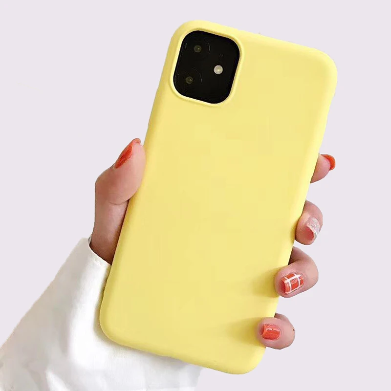 Жидкий силиконовый чехол для Iphone 5 5S 6 6S 6 Pus 7 7 Plus 8 X XS XR XS MAX 11 pro 11 11 Pro Max tpu Высокое качество 6 цветов