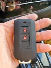 De silicona remoto caso clave Fob de la piel de la cubierta de la manga de la chaqueta para Mitsubishi L200 ASX Outlander Eclipse Cruz Pajero Sport Lancer