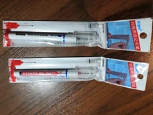 Agujero profundo de construcción de carpintero, marcador de secado rápido resistente al agua, pluma larga multifunción, 20mm, 1 ud.