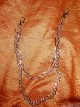 Cadena Punk en los pantalones vaqueros para hombre y mujer, llaveros, cadenas para pantalones, Hipster E Girl, accesorios de ropa