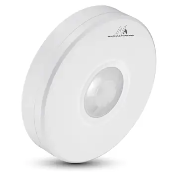 

Maclean Infrared motion sensor with dusk sensor 360° IP65 Sensor Detection range up to 8m white colour