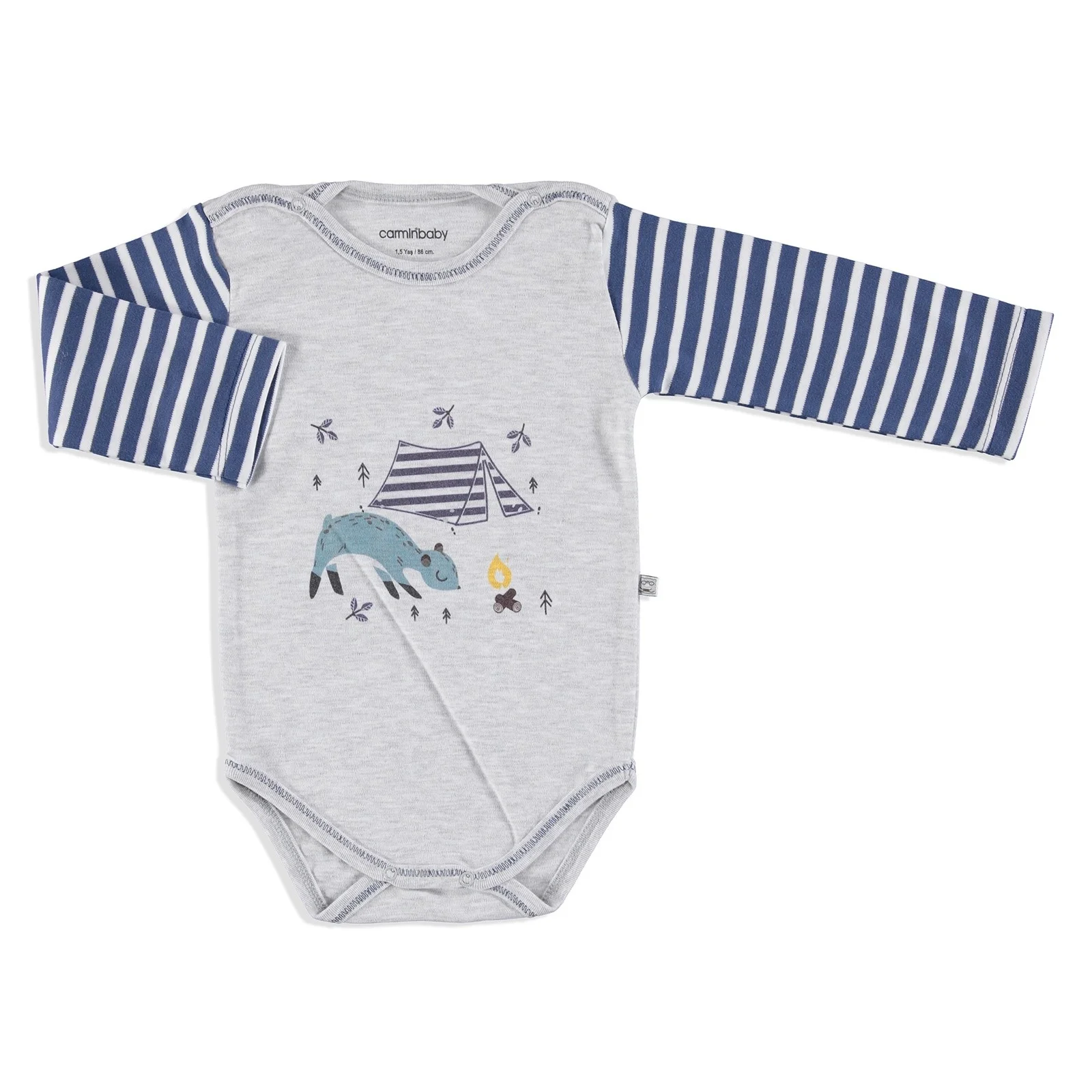 

ebebek Carmin Baby Camping Interlock Long Sleeve Bodysuit