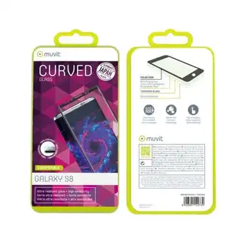 

Patronizing muvit screen black frame mutpg0251 for samsung galaxy s8-tempered glass 0.3mm-9h-curved edge