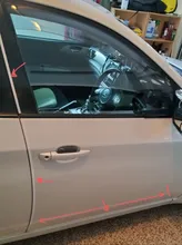 Tira protectora de rayadura de puerta de coche, cinta de sellado embellecedora, pegatina de Borde de puerta automática, decoración de Borde de puerta, 2/5/10m