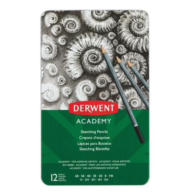 Набор карандашей чернографитных Derwent Academy Sketching Tin 4