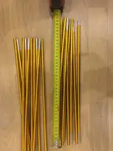Tent-Accessories Pole Support-Poles Rod-Alloy Outdoor 11mm Skelton 4m/4.4m 2pcs/Pair