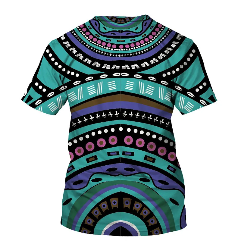 cool shirts for men Summer 3D African Print Men's/Women's T-Shirt Casual O Neck Short Sleeve Tee Top Vintage Style Dashiki Couple Streetwear Clothes men t shirts