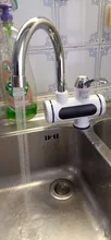 Grifo eléctrico de agua caliente instantáneo, sin tanque, calefacción de agua para cocina y baño