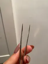 Vetus-Pinzas profesionales para pestañas, de acero inoxidable, antiestáticas, para extensión de pestañas postizas