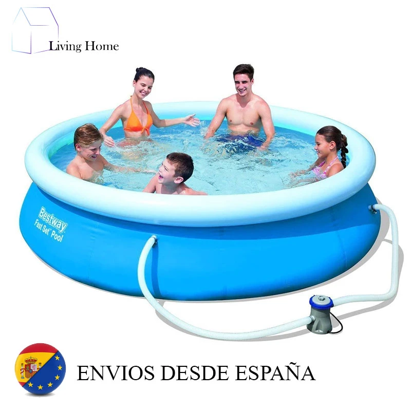 PISCINA BESTWAY Redonda, Piscina infantil, familiar, Piscinas desmontables 305 76 cm , Piscinas desmontables grandes, Piscinas hinchable, envio gratis, envio desde españa| | - AliExpress