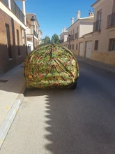 Kayme cubierta para coche portadas de coche de camuflaje al aire libre de protección solar a prueba de agua reflector polvo lluvia nieve protectora suv sedán completo