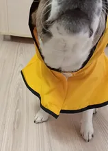 Jumpsuit Hoodies Pet-Coat Rain-Jacket Reflective French-Bulldog-S-2xl Waterproof Medium