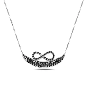 

Silver Kayıklı Infinity Necklace