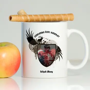 

Personalized Gendarmerie Special Harekat White Mug Cup