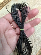 Correa de cuerda de rosca encerada de 0,5-2,5mm, collar, cuentas de cuerda para fabricación de joyería, pulsera Shamballa Diy, novedad