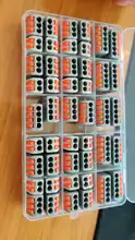 Mixto caja rápido conector de cable PCT-212/213/214/215/218/222 SPL-2 3 conector de cableado compacto bloque de conectores