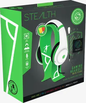 

Stealth Green & White Referee Edition headset Gaming PS4 XBOX SWITCH