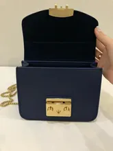De alta calidad bolsos de cuero genuino de las mujeres cadena de oro bolsa de lujo Cartera de mujer con diseño exclusivo de moda 100% bolso de piel de vacuno