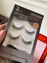 HBZGTLAD-3 pares de banda Invisible, transparente, 3D, pelo de visón, pestañas postizas finas naturales largas + pinzas