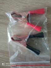 Connector-Plug Battery Caravan Alligator-Clips Test-Lead-Clips Power Crocodile Black