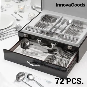 

Cutlery Set stainless steel Cook D'Lux InnovaGoods (72 PCs)