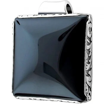 

Esthete pendant with 1 black Silver Mother of Pearl