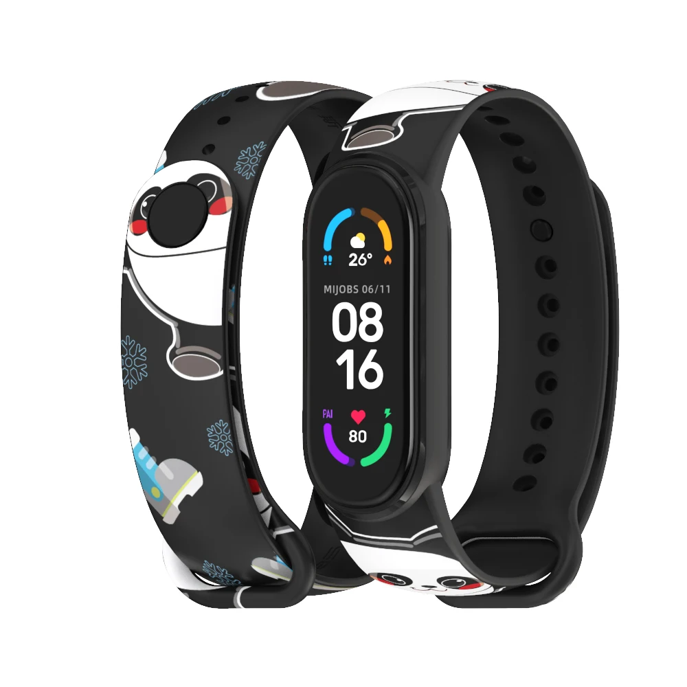 Silicone Strap Xiaomi Mi Band 7 6 5 4 3 Original Bracelet Amazfit Band 5 Correa Wristbands Pulseira Miband