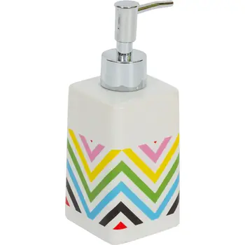 

Dispenser for liquid soap twist, ceramics, color multicolor
