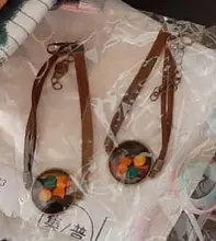 Pulsera de cuero con colgante de cristal para hombre y mujer, brazalete de artesanía a mano, joyería de moda, gran oferta, 2020