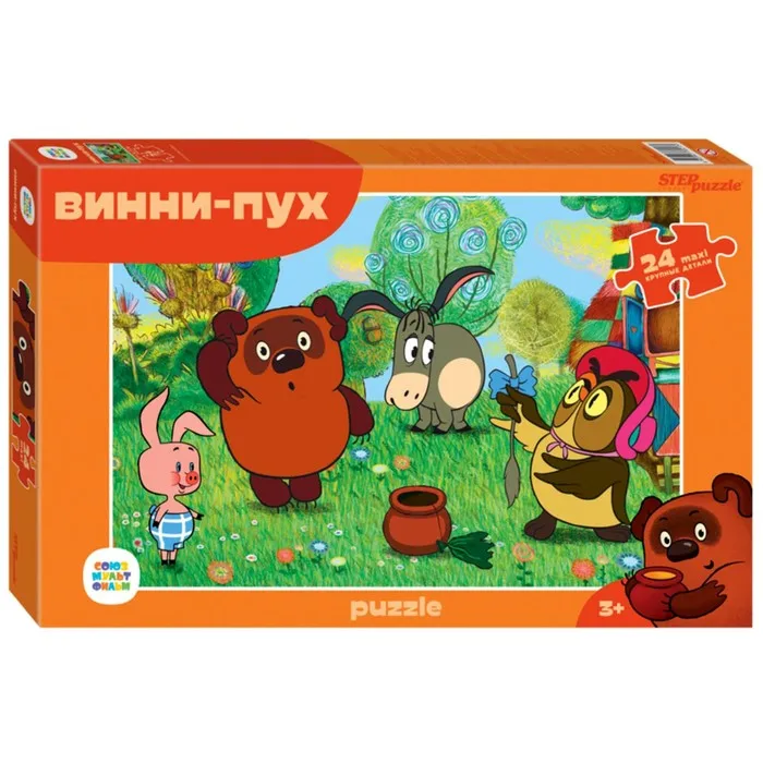 Макси-пазл «Винни Пух», 24 элемента (art.: 3920bee22143d) - 3920bee22143d