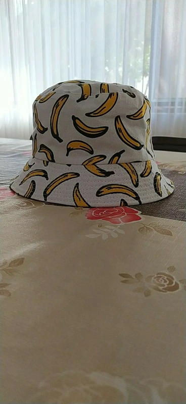 Panama Bucket Hat Men Women Summer Bucket Cap Banana Print Yellow Hat Bob  Hat Hip Hop Gorros Fishing Fisherman Hat