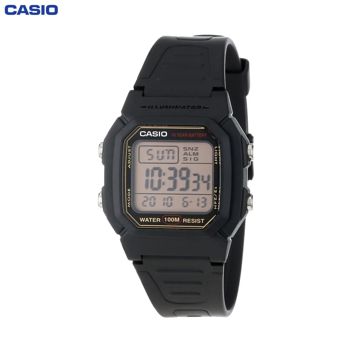 Наручные часы Casio W-800HG-9A мужские электронные на пластиковом ремешке |