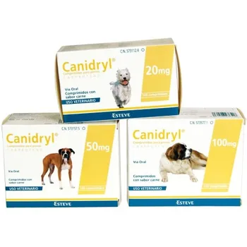 

CANIDRYL PALATABLE ECUPHAR 140 tablets