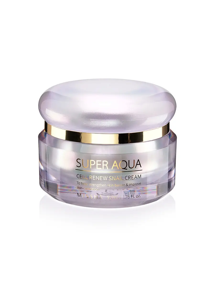 MISSHA Антивозрастной крем для лица Super Aqua Cell-Renew Snail Cream 50мл | Красота и здоровье