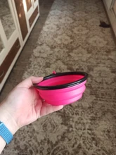 Bol plegable de silicona para perros, cuenco de viaje para perros, Bol de perro plegable portátil para Gato, alimentación de agua y comida, 1 ud.