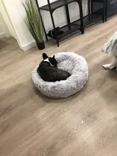 Cushion-Mat Beds Kennel Puppy-Supplies Sofa Cat-House Fluffy Warm DEKO Round Comfortable