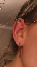 Pendientes Punk Rock para mujer, 1 Uds., Clip de cartílago, envoltura sin Piercing, accesorios de joyería