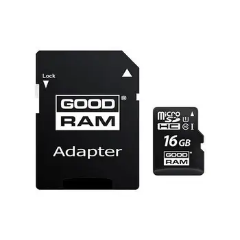 

Mem Micro Sd 16Gb Goodram M1Aa Cl10 Uhs-I + Adapt computer memory cards