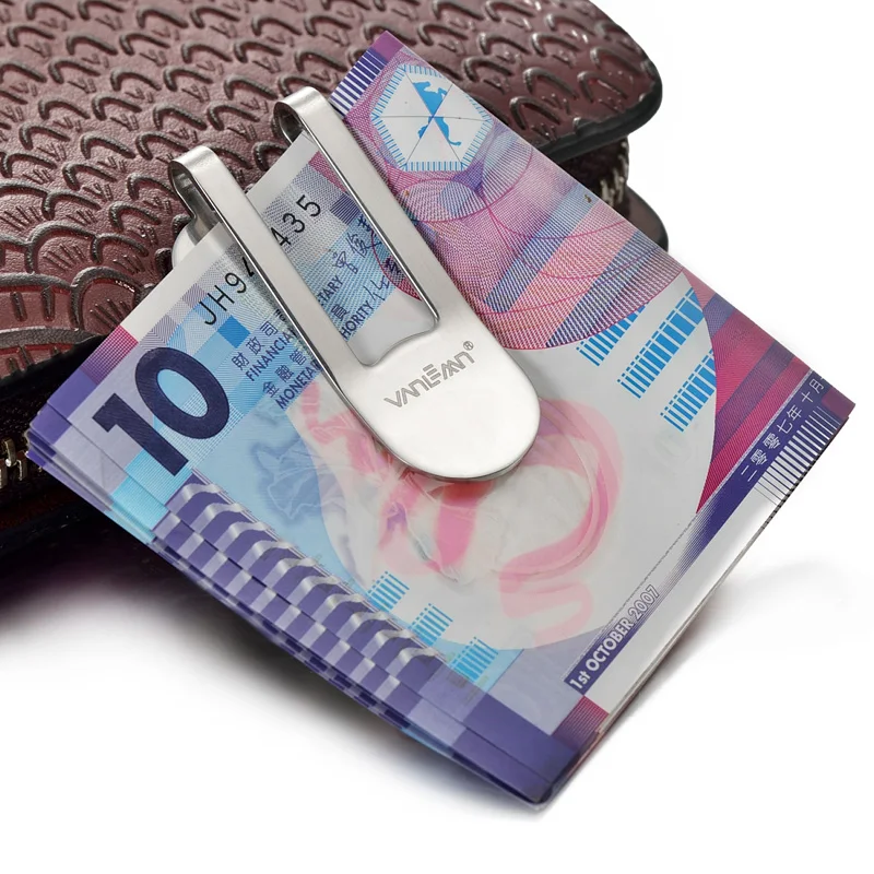 Metal Money Clip for Men Women Credit Card Banknote Cash Holder metal money clip