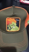 Gorra de malla con estampado de Dragon Ball para hombre y mujer, gorro de malla con estampado de Anime, Estilos de dibujos animados, Snapback, Gorra de béisbol de algodón Hip Hop, unisex