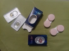 Lentillas de disfraz de Halloween, lentes de contacto de colores para ojos, azules y rojos