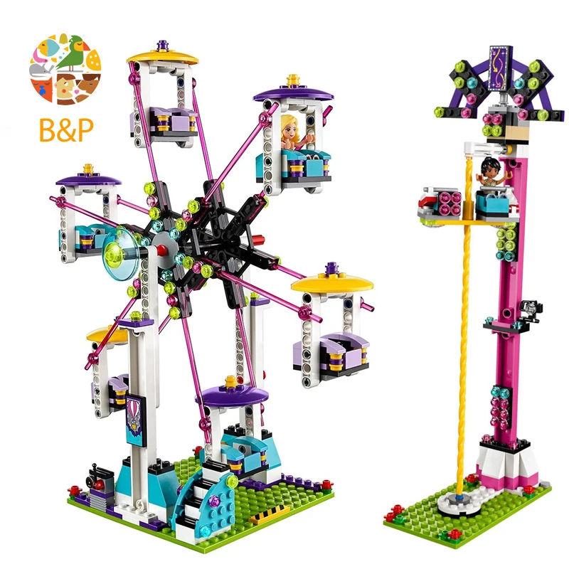 41130 1136cs Друзья серии парк развлечений 3D модель кирпичные игрушки для детей 10563 строительный блок подарок