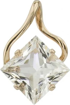 

Aloris pendant with 1 rhinestone in red gold
