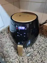 MIUI-freidora de aire inteligente de 3,8l, horno eléctrico sin aceite, tostadora doméstica, deshidratador con luz LED táctil, máquina para patatas fritas