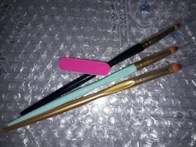 Juego de Herramientas de manicura, trazador de líneas de pintura, brochas de dibujo de flores, lápiz para dibujar pétalos, Gel UV para arte de uñas superior redondo de Metal, 3 uds.