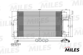 

Condenser Ford Focus II/C-Max 1.6-2.0/1.6-2.0 TDCi 04-miles art. accb000