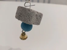 Parrot Mouth Grinding Stone Molars Stone Hanging String Chewing Toy For Birds Drop Ship