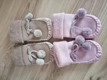 Zapatos medias para bebé recién nacido, calcetines de suelo antideslizantes suaves de espesamiento sólido, calcetín de Nudo de mariposa cálido para 0-24M