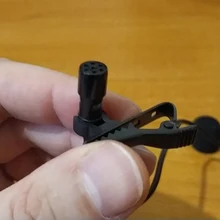 Micrófono portátil externo de 3,5mm, Clip de solapa con cable, manos libres, para altavoz, teléfono, ordenador, accesorio