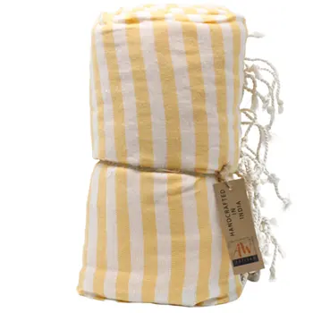 

Towel Cotton Sarong-100x180 cm-Yellow Sun